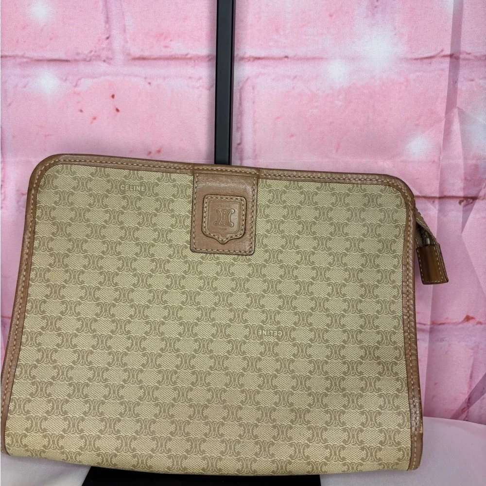 Celine Beige and Brown Bag